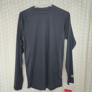(NEW) Rawlings Baseball Base Layer Long Sleeve Shirt Size Small